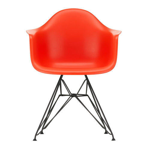 Cadeira de Braços em Plástico Eames DAR / Base Preta